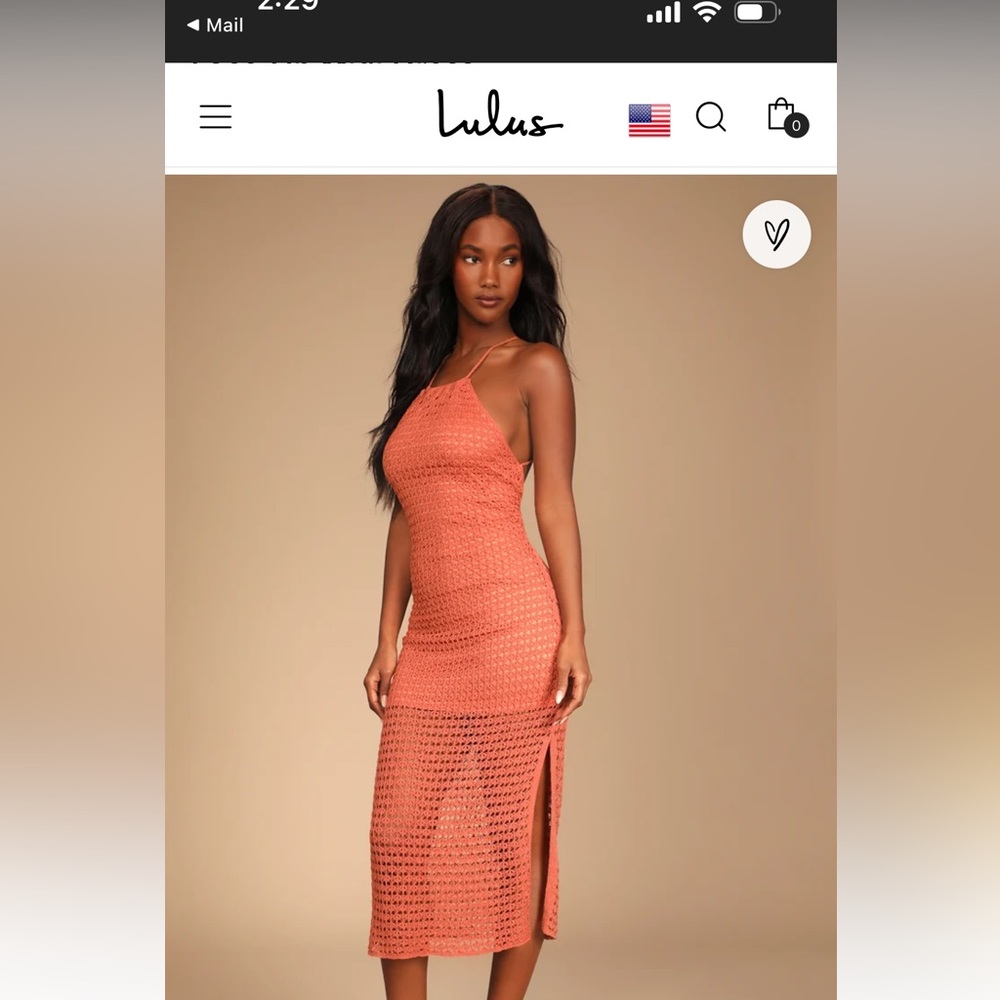 Lulus Crochet Dress
